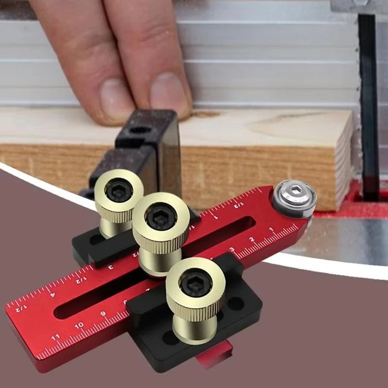 ABZY-Thin Rip Jig, schnelle, dünne Jig-Führung für Frästisch, Elektrowerkzeug-Zubehör für Tischkreissägen, Router und Fräsmaschinen