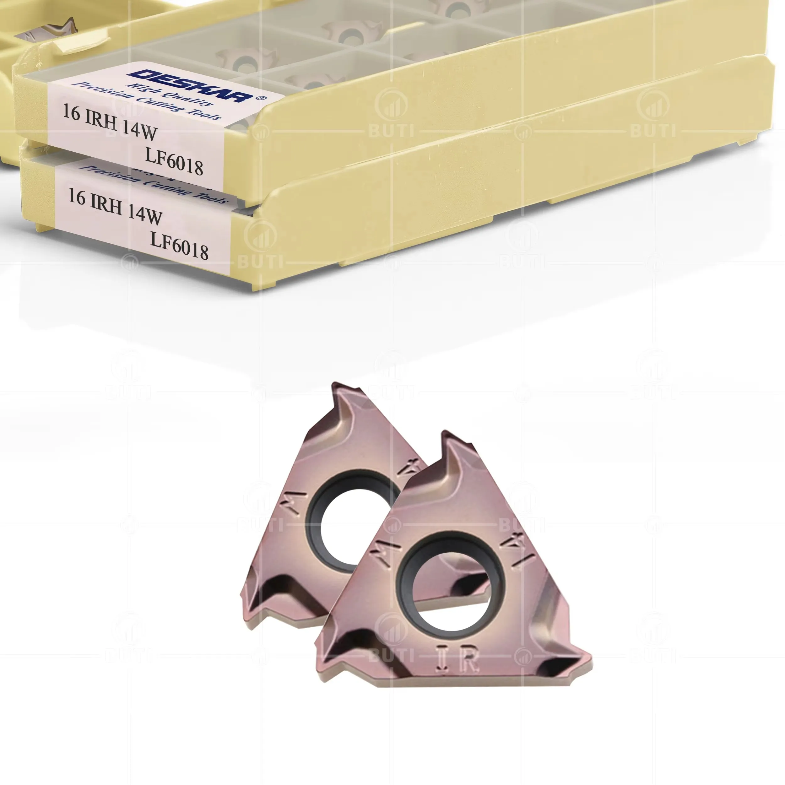 

DESKAR 100% Original 16IRH 11W 14W LF6018 High Quality CNC Lathe Carbide Insert Threading Cutting Tools For Stainle Steel Blade