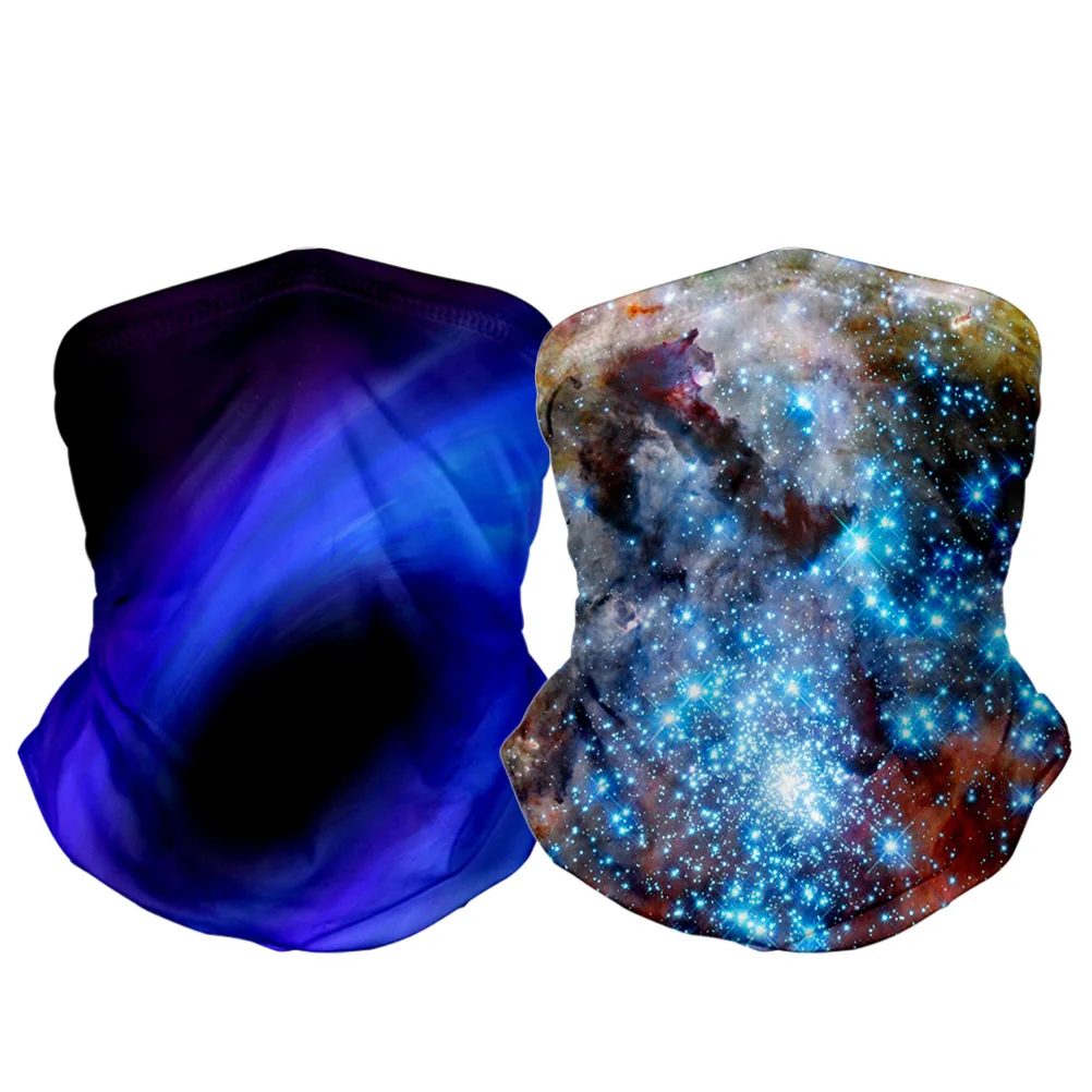 

Sun Protection Neck Gaiter Sky Pattern Lightweight Breathable Cooling Scarf For Cycling Hiking Camping Windproof