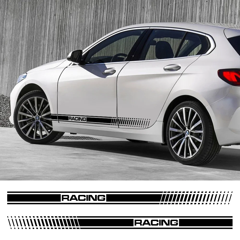 

Автомобильные наклейки, автомобильная виниловая пленка, оболочка, обе стороны, полосы, украшение, Стайлинг, наклейка для BMW 1 серии E82, E87, E88, F20, F21, F70, E81, F40