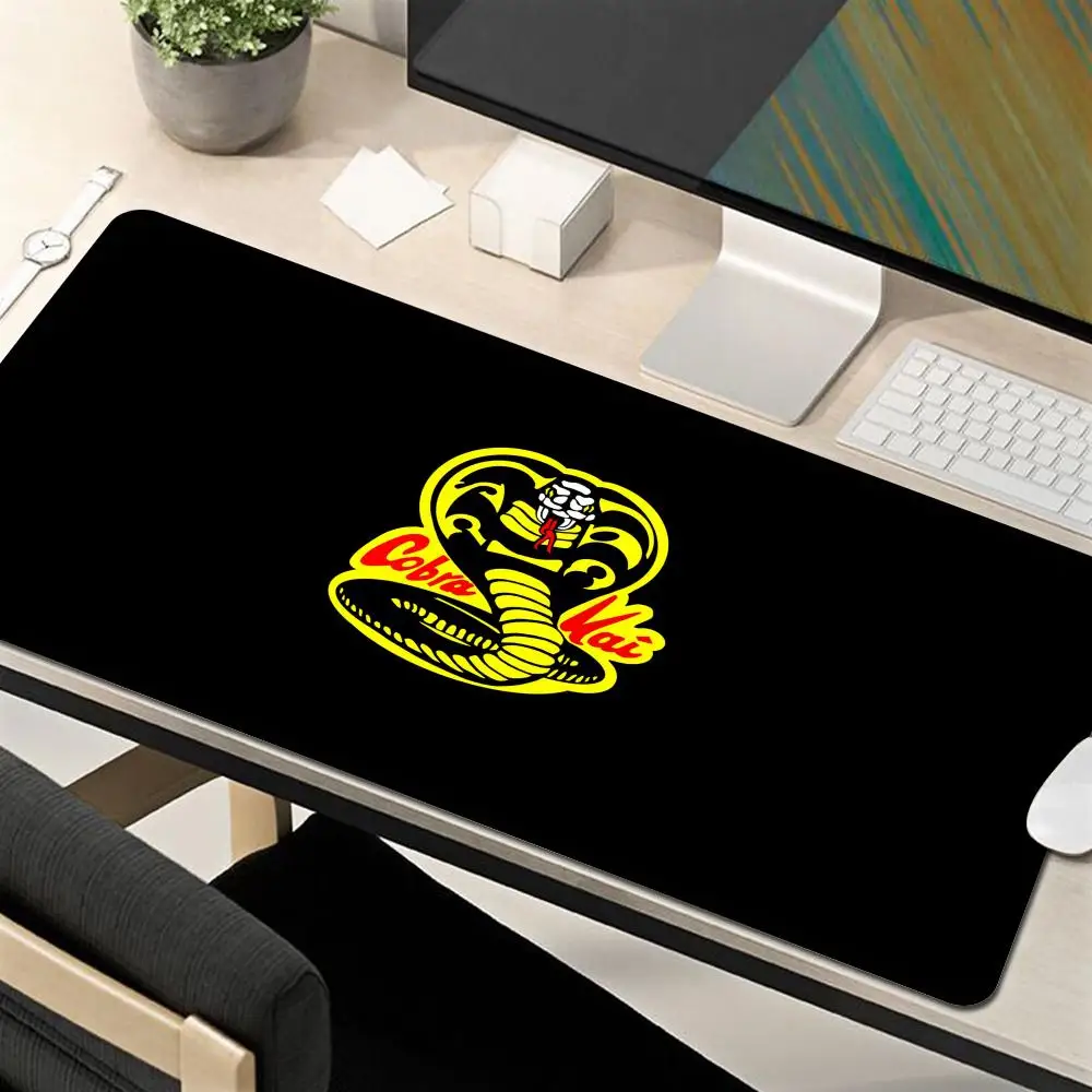 Laptop Gamer Rug Anime Mouse Pad Xl PC Gamer Cabinet huge Accessories Keyboard Mat Mausepad Mousepad Cobra Kai Season 3 Deskmat