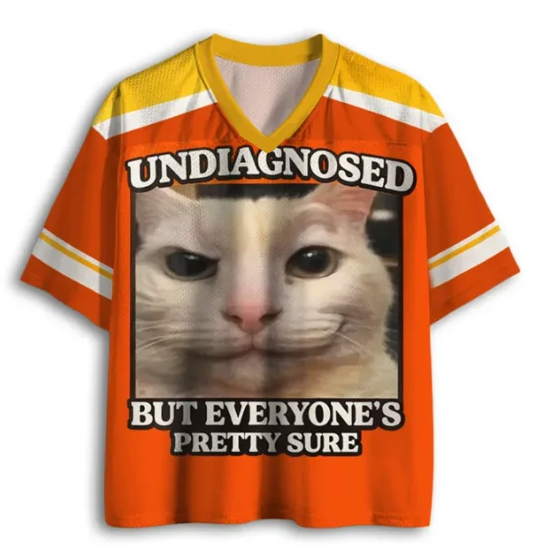 Adult and Child Office Worker Relatable Outfits, Not Diagnosed But Everyone Understands, Cat 3D Printed Sweater T-shirt