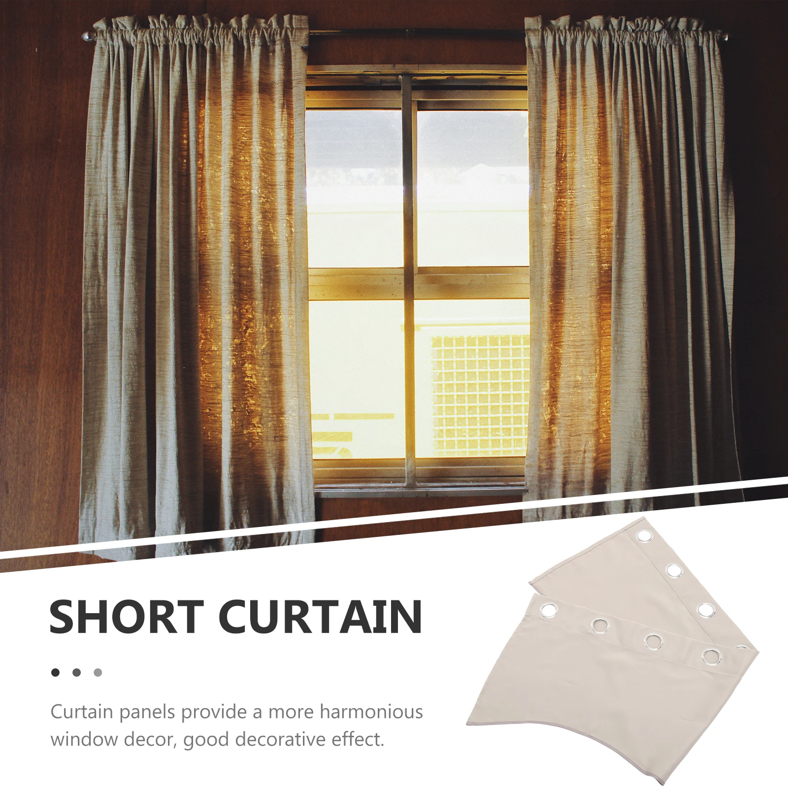 

Blackout Curtains Window Panelswindow Light Filtering Privacy Shades for Bedroom Windows Small Rustic