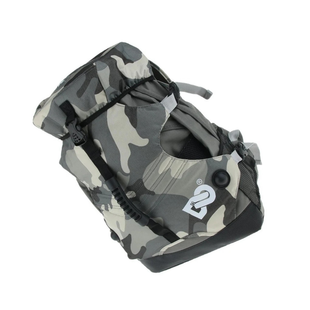 

Регулируемый мягкий плечевой ремень, спортивный рюкзак для четырех коньков и роликовых коньков, синий