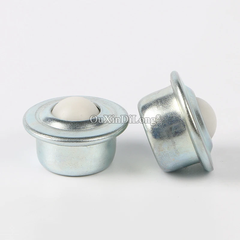 8PCS Precision Conveying Universal Ball Transfer Unit Ball Bearing Bull Eye Wheels Transfer Omni Wheels Conveyor Rollers Sliders