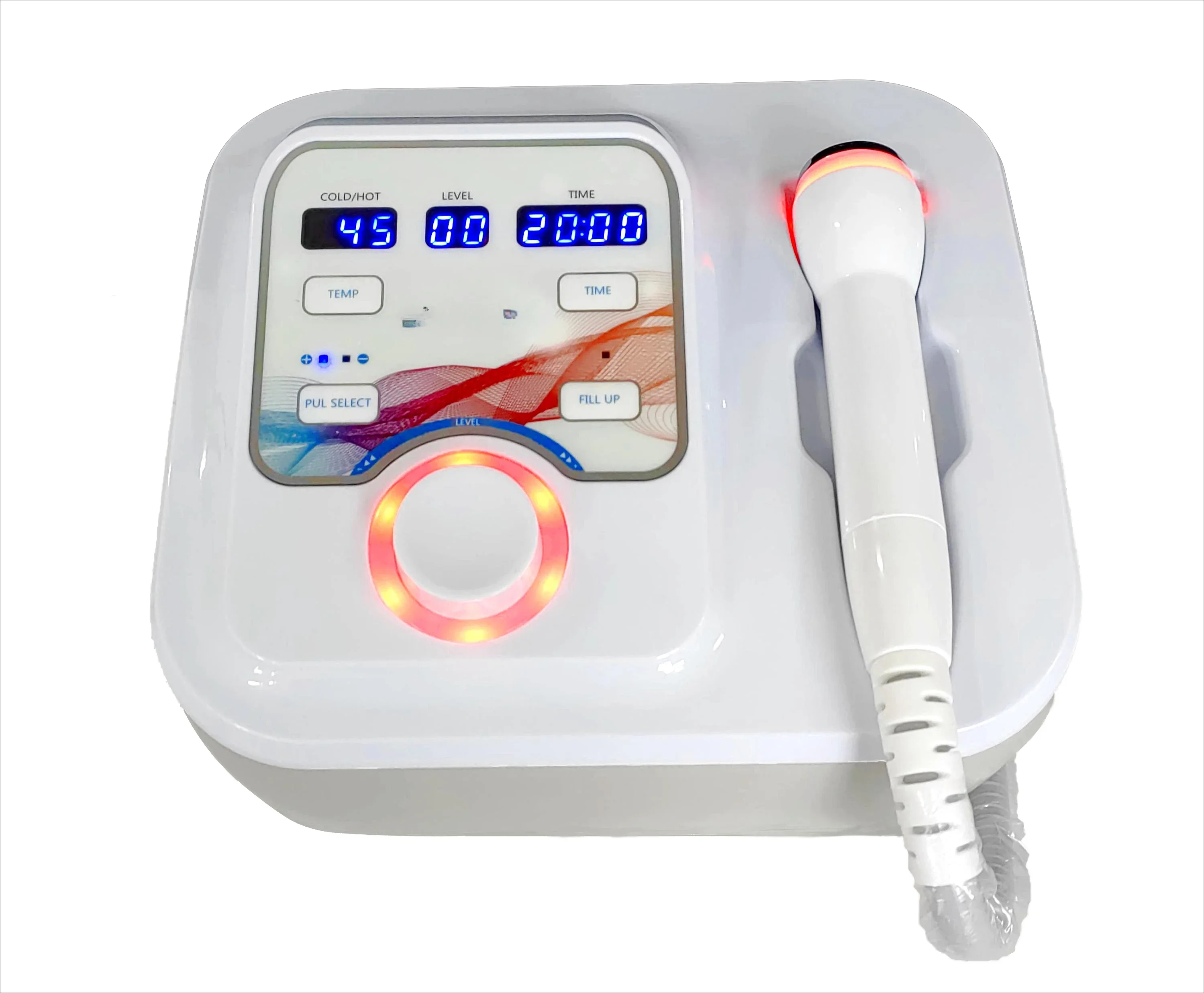 PCold Warm Electroporation Cryo Machine with Red and Blue Light RF  Face Cooling Freezing Equipment