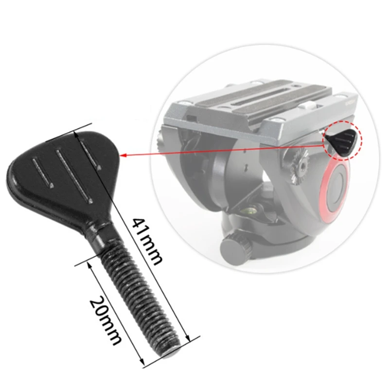 퀵릴리즈 플레이트 잠금 나사, Manfrotto MVH500AH 유압 팬, 틸트 패널 제어 나사에 적합