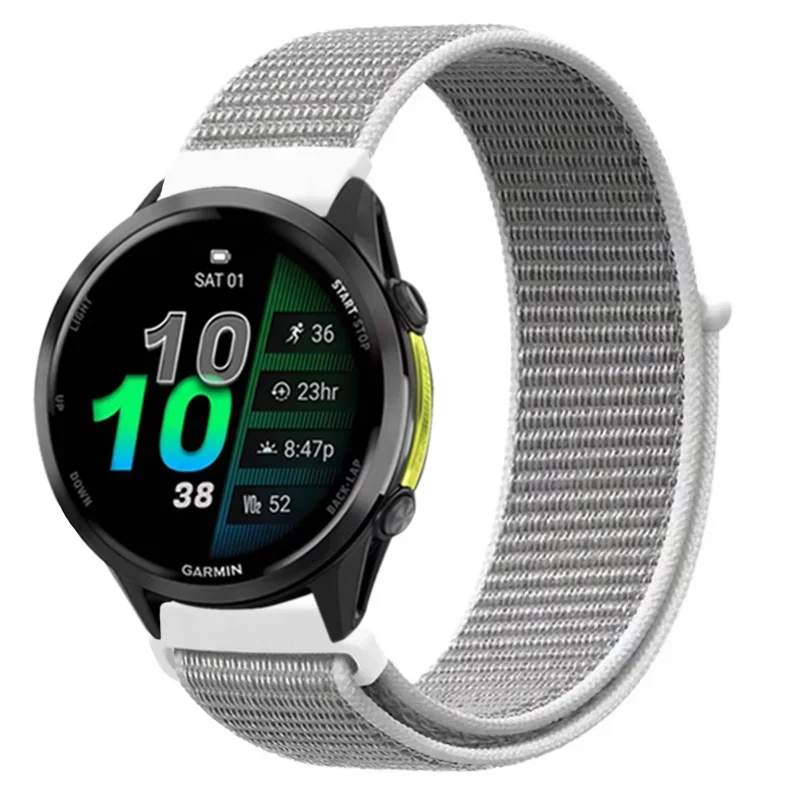 Pulseira de nylon de 22mm 20mm para garmin forerunner 970 570 165 965 265 165 55 venu 3 pulseira garmin active 6 5 abordagem s50