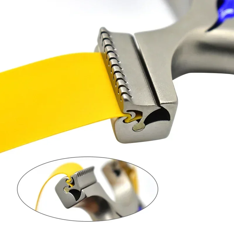 All-metal Integrated Slingshot Outdoor Shooting Competition Professional Sling Field Hunting Tool Quick Installation Rubber Band