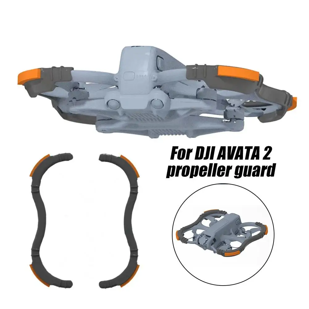 EVA Lightweight UAV Proteção Capa, através do Anti-Colisão Câmera Aérea Cabeça Bumper, Alta Elástica, Dji Avata