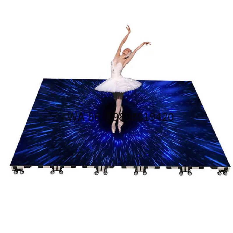 SMD Digital TV Video Dance Interactive Game LED Dance Floor Tiles Display Screen Panel for Stage Floor Events