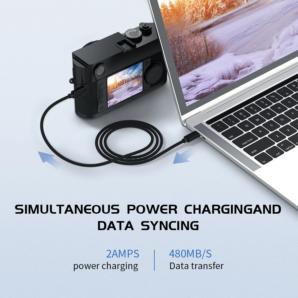 USB Type C To Mini USB Quick Charging Cable USB2.0 OTG Mobile Phone Charger Data Transfer Cable For Samsung S20 Huawei Xiaomi