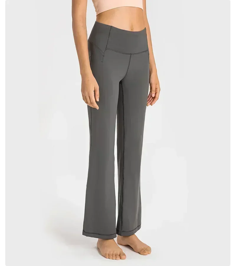 Pantalon de Yoga à Jambes Larges pour Femme, Évasé, Doux pour la Peau, Jogging, brev, Fitness, Jogging, Fjogging, Mode