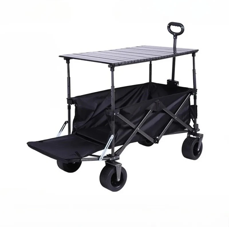 table-board-accessory-for-outdoor-camping-wagon-foldable-hand-cart-picnic-street-stall