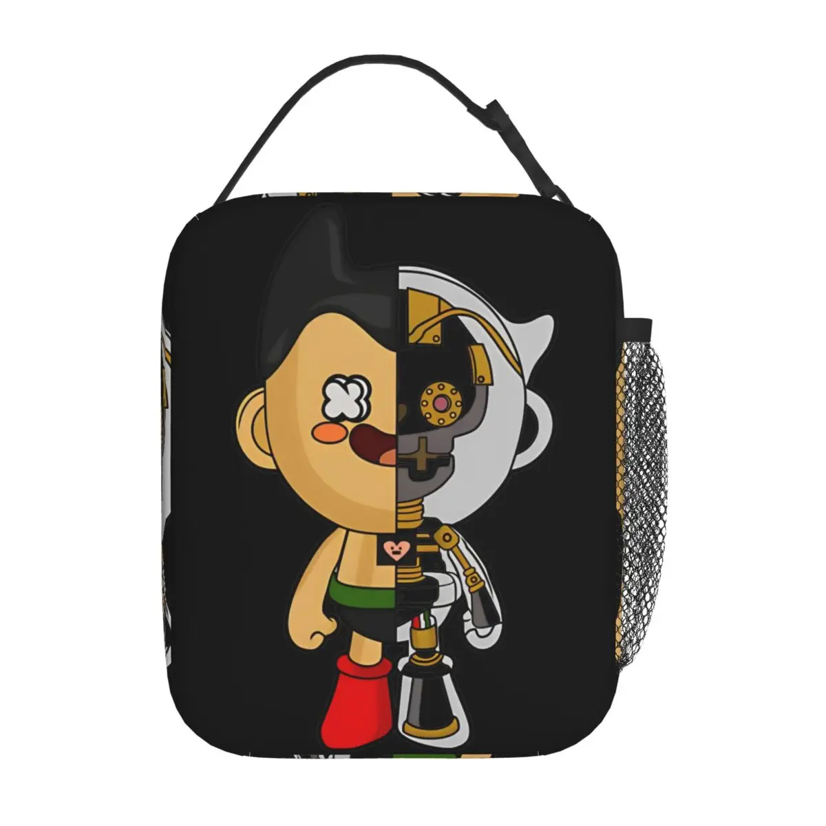 Astroboy Astro Boy Cartoon Insulated Lunch Bags Funny Anime Food Container Bags Leakproof Cooler Thermal Lunch Boxes For Travel