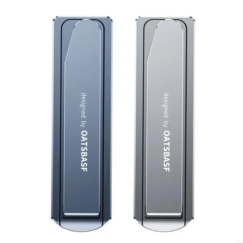 

U55C Compactly Foldable Phone Stand Desktop Phone Brackets Aluminum Alloy Mount for Versatility Use in Office Home On Travel