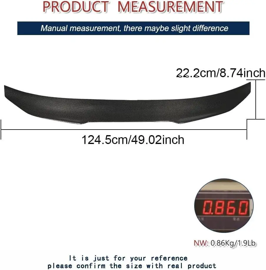 

Карбоновый задний спойлер (антикрыло) для Audi A6 C7 C7.5 S6 2012-2018 годов выпуска, седан, на крышку багажника, HighKick Wing