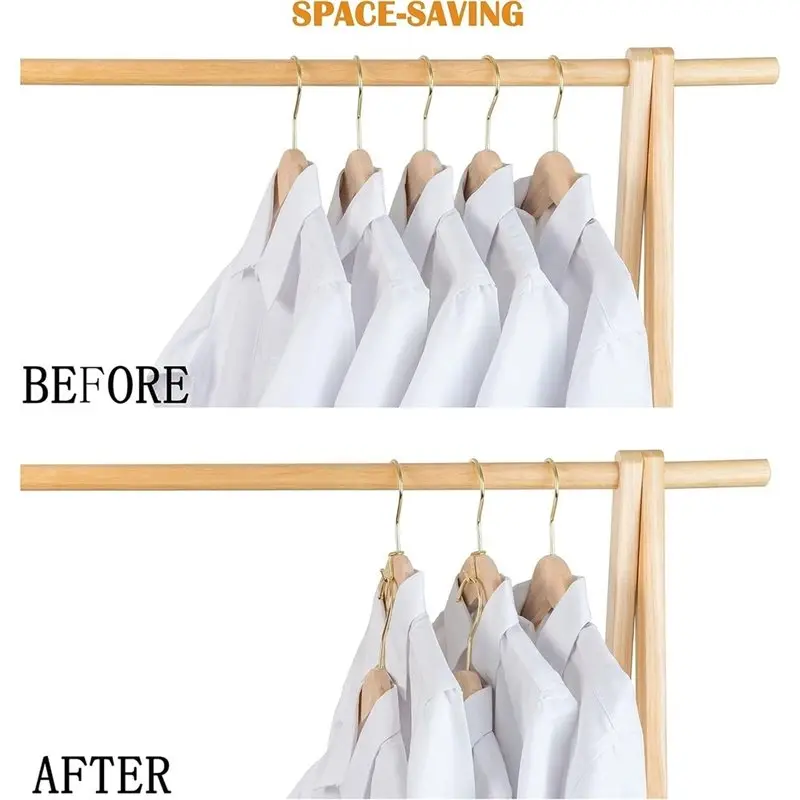 TFORU-Hanger Hook Stacking And Hanging Connector Hook Hanger Hook Set Clothes Hanger Connector Hooks