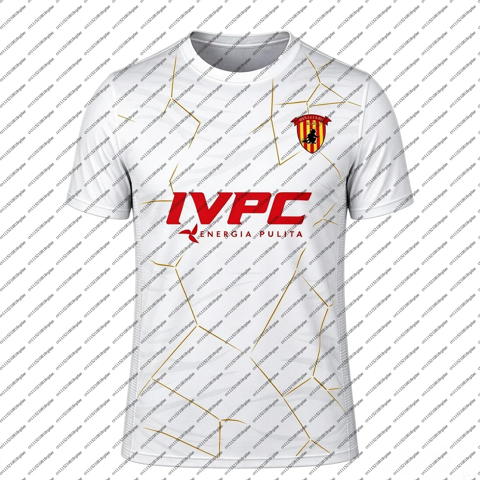 26-27 Benevento Calcio Home and Away T-Shirt with 3D Digital Print, Comfortable and Breathable Sports Casual Top