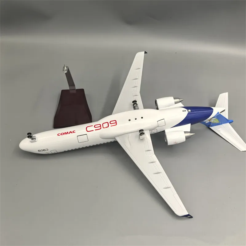 Nieuwe 47 cm 1/170 Schaal Diecast Model Azië Lao Airlines C909 Vliegtuig Airways Hars Vliegtuig Met Licht Collectie Vliegtuigen display