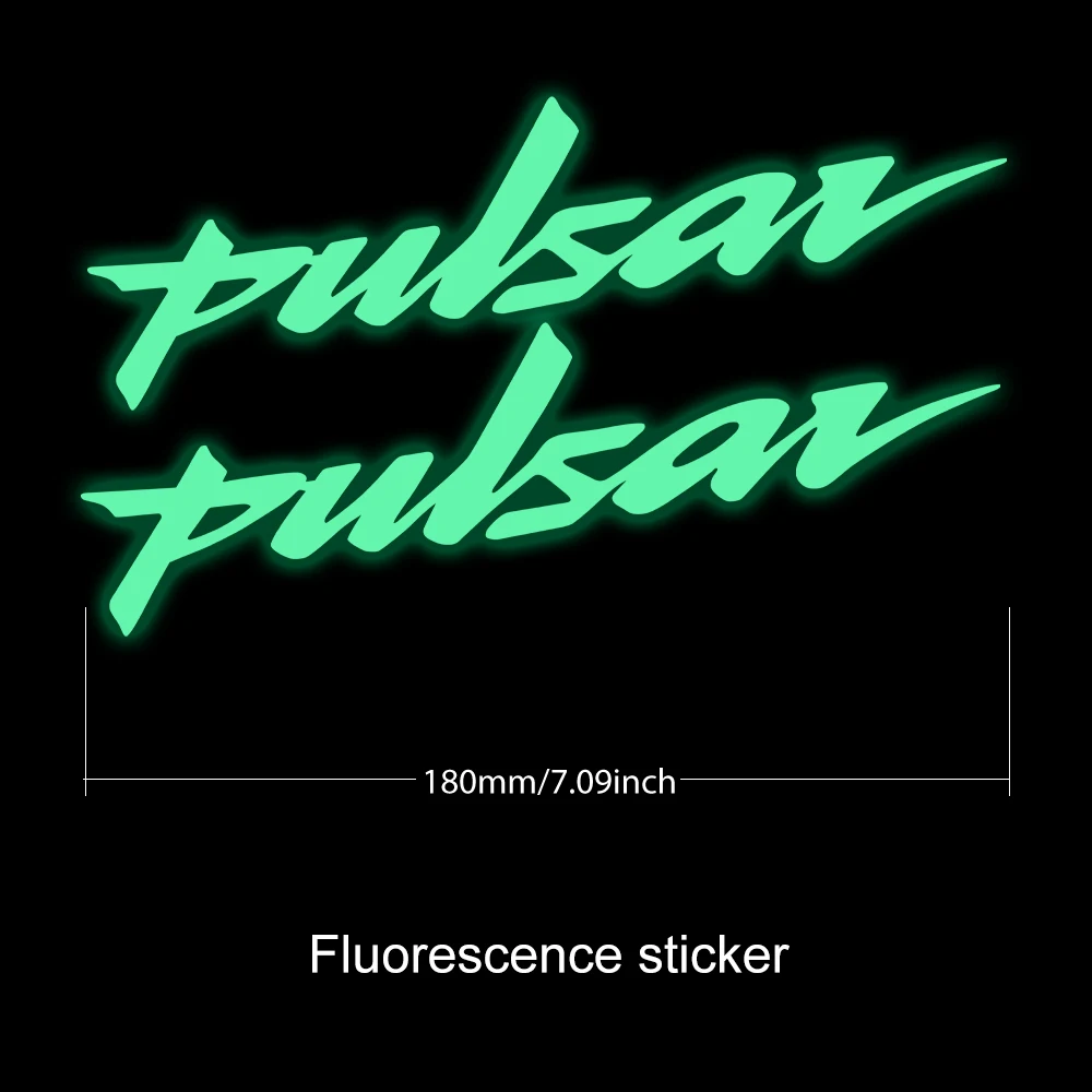 Motorcycle Glow Stickers Decal for Bajaj Pulsar NS 125 135 150 160 180 200 400 RS 200 RS200 NS125 NS200 N250 220F Accessories