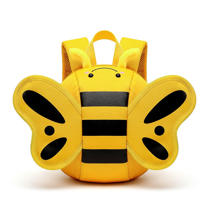Cute Bee Shape Backpack for Girls Cartoon School Bag Fashionable Children's Purse Women's Backpack for Students School Season