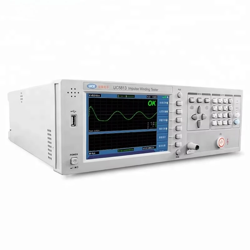UCE Digital Pulse Coil Tester Transformer Inter-turn Insulation Test Voltage Impulse Winding Surge Tester UC5813 3kV