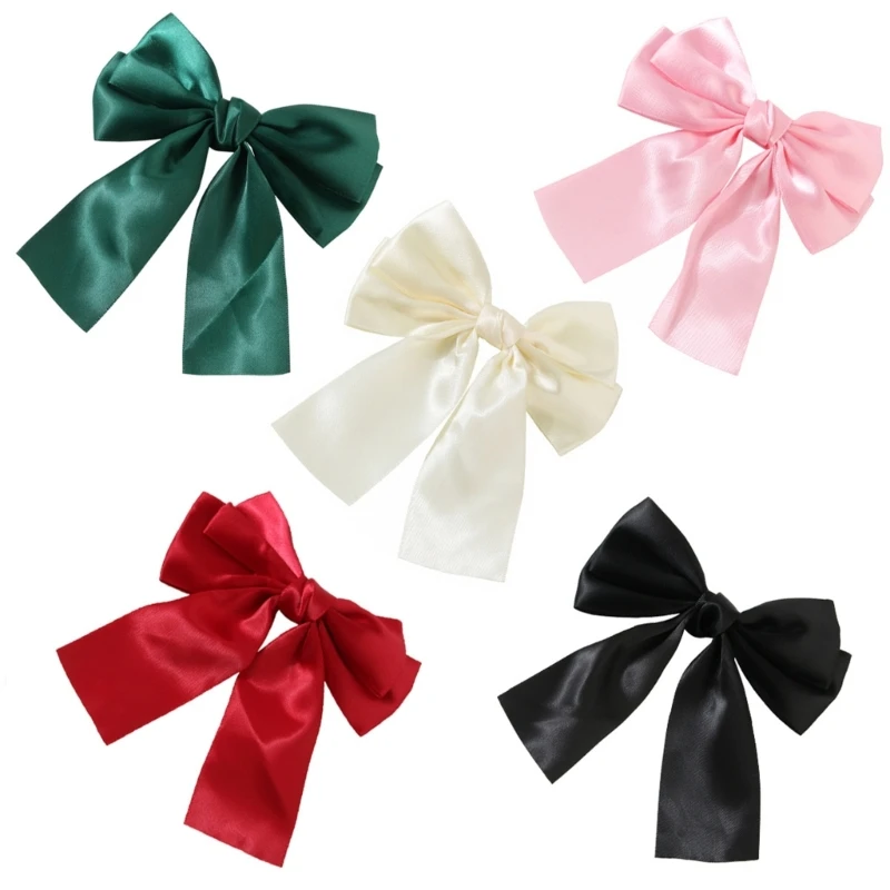 

Long Ribbon Hair Bows Ballet Hair Clip Korean Hairclip Women Hair Barrette