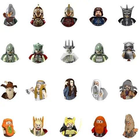 MOC Lord Rings Buidling Blocks Toy Orcs Action Figure Bricks Toys Gift