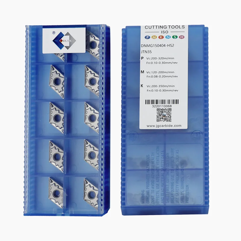 Imagem -04 - Torno Cnc Ferramentas de Corte Tungstênio Cerâmico Revestido Carboneto Torneamento Insere com Furo Dnmg Dnmg150404 Dnmg150408 Hs2 Jtn35 10 Pcs