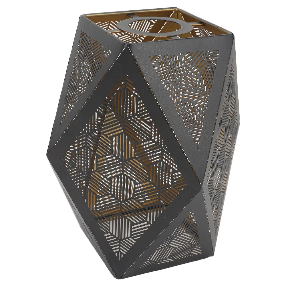 

Simple Iron Lampshade Geometric Pattern 7.9in Height Chandelier Lamp Shades Wall Lamp Shade Floor Light