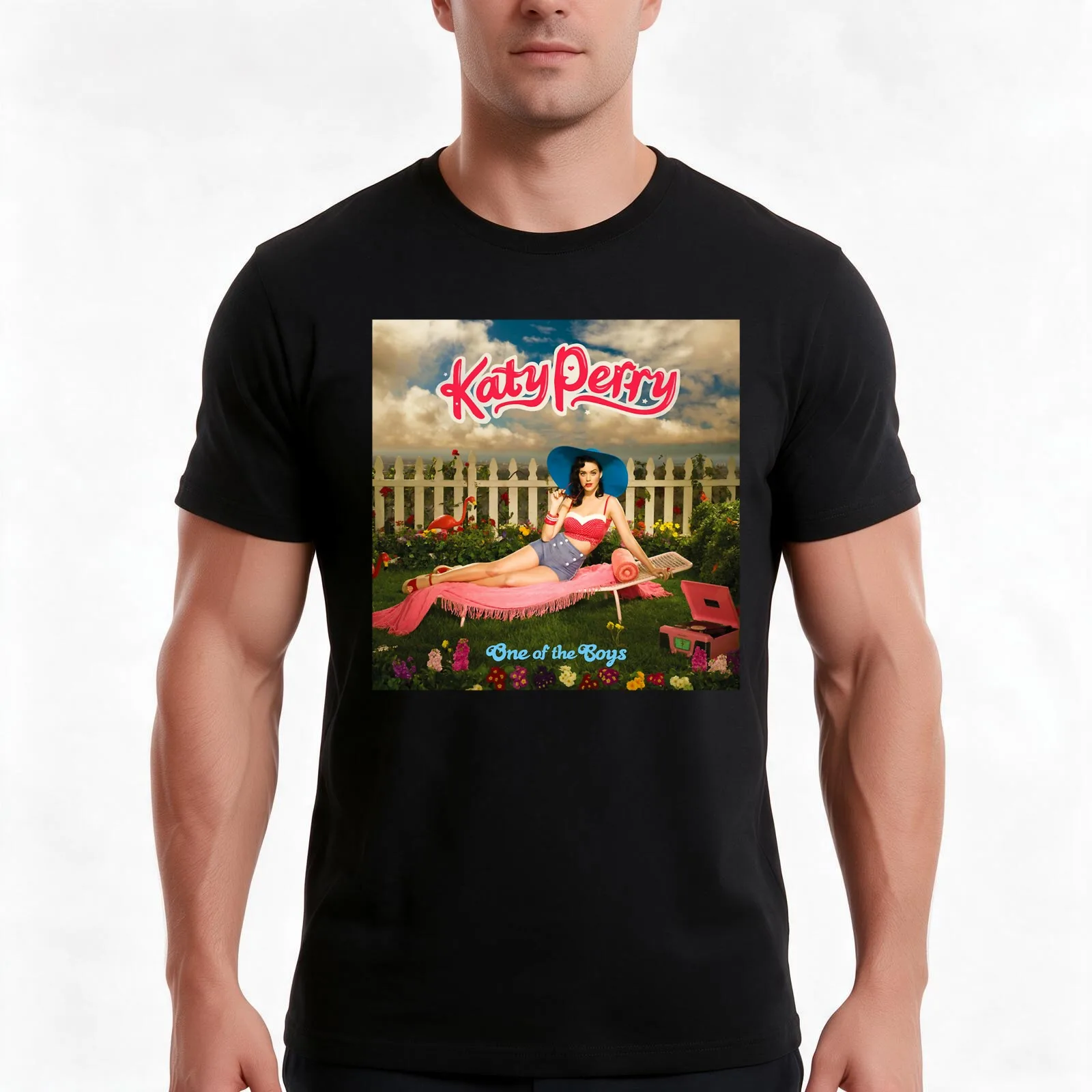 Katy Perry one of the boys T-Shirt, Summer Casual Cotton Tee, Oversized Streetwear Tops, Vintage Graphic Print, Unisex Men Women