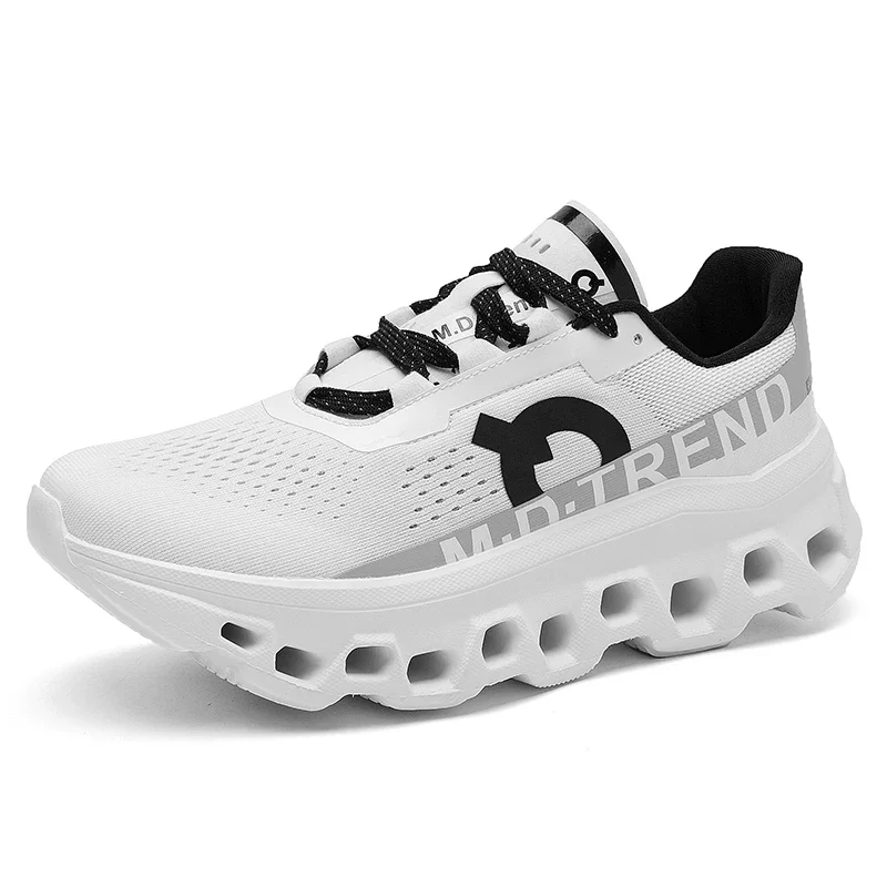 Running Shoes for Men, Casual Sneakers, Cushioning, Basic Walking Shoes, Gym Trend, Outdoor, Sports, Summer, New, 2024