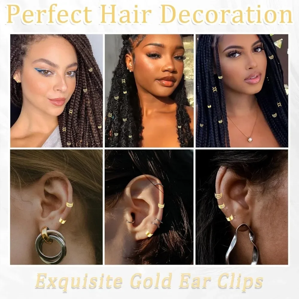 80 Piezas De Accesorios Para Dreadlocks Y Trenzas, Anillos De Plata Ajustables Para Cabello, Joyas Para Rastas De Hombres Y Mujeres