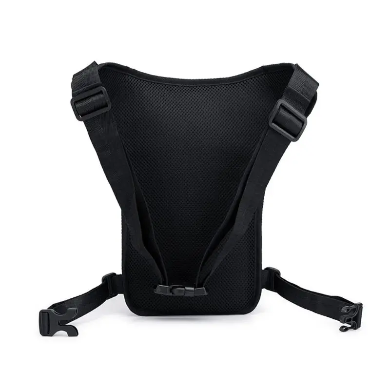 Men Nylon Motorcycle Hip Belt Waist Fanny Pack Riding Travel Shoulder Messenger Crossbody Bags Thigh Drop Leg Bag