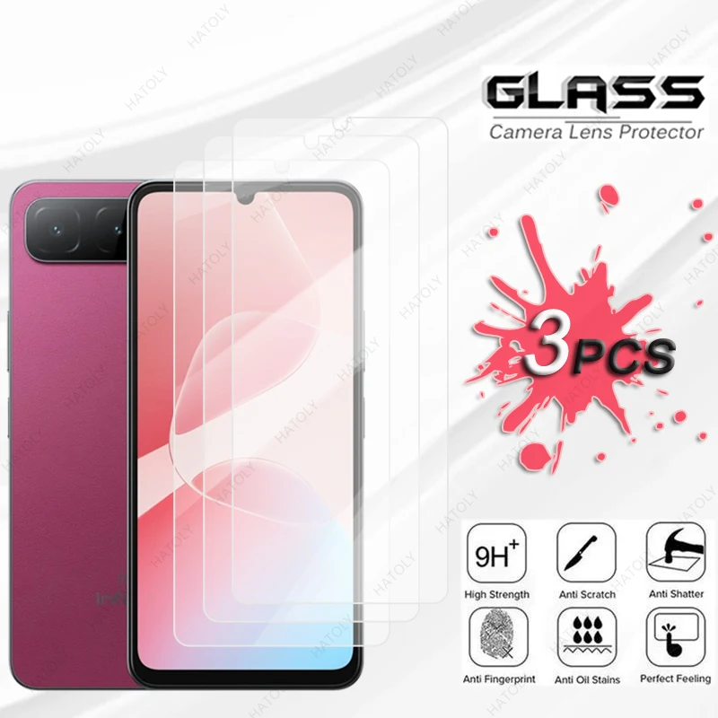 

4 шт., стеклянная HD прозрачная защитная пленка для Infinix Hot 60i 5G, стеклянная защитная пленка для экрана Infinix Hot 60i 5G, защита объектива камеры