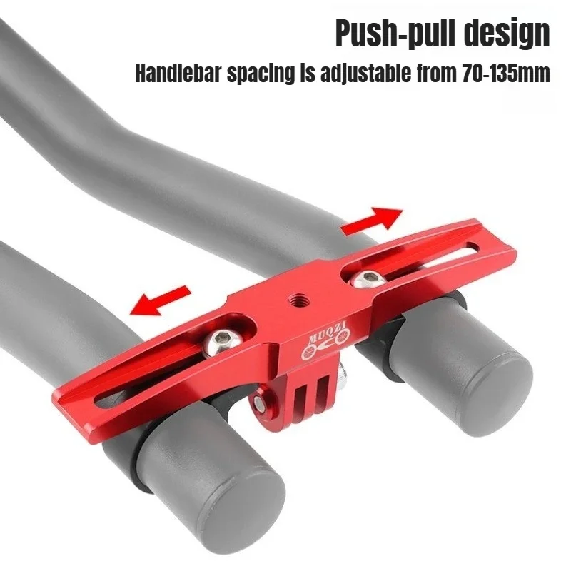 Adjustable TT Bar Stopwatch Holder Aluminum Bike Computer Mount Fits 22.2/25.4mm Handlebars