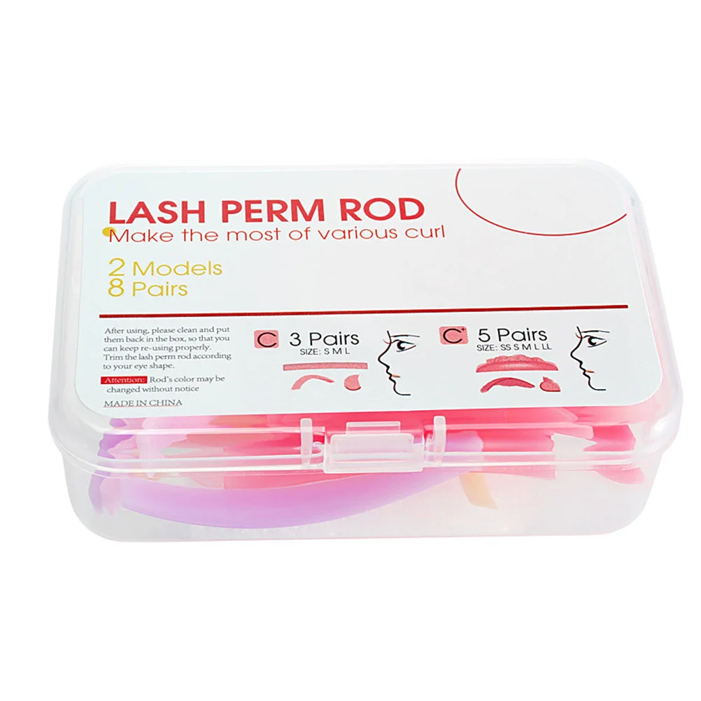 8 Par Silikonowych Podkładek do Trwałej na Rzęsy, Podgrzewany Lokówka, Sztuczne Rzęsy, Podkładki Ochronne, Salon Kosmetyczny, Naturalne Rzęsy, Proste, Równomierne Podnoszenie