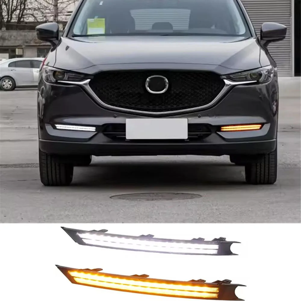 

Auto accessories front fog lamp for Mazda CX-5 daytime running light 2017 2018 led drl