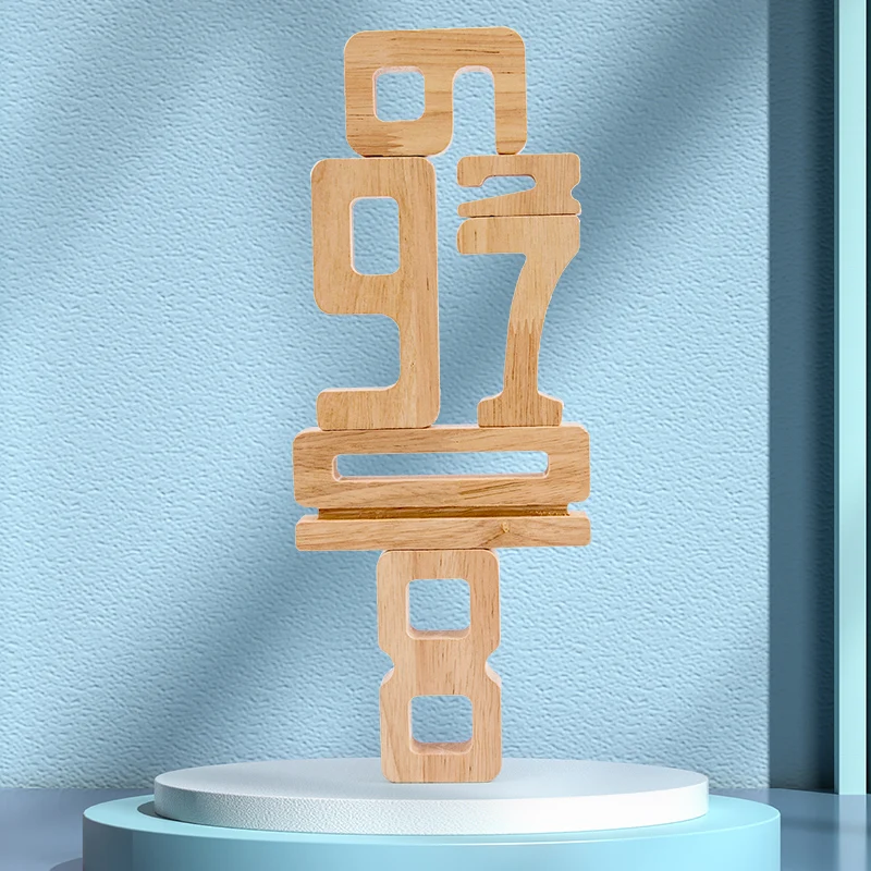 Blocchi di costruzione digitali: pila, conteggi e riconoscere i numeri: i bambini costruiscono i torri dei numeri per un divertimento super che aumenta il cervello