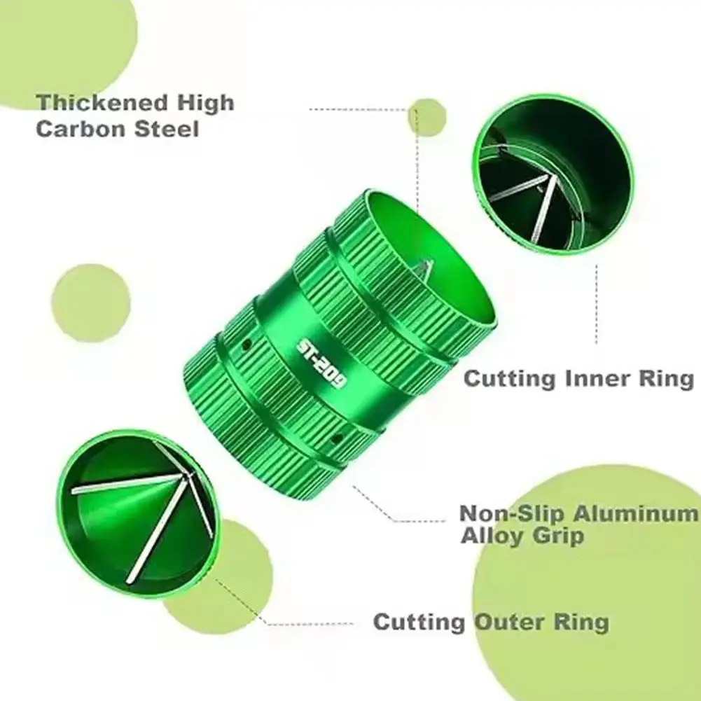 Pipe Reamer PVC Deburring Tool plumbing Tools Copper Deburring Tool Pipe Cleaner All Metal Chamfer Tool for Diameter