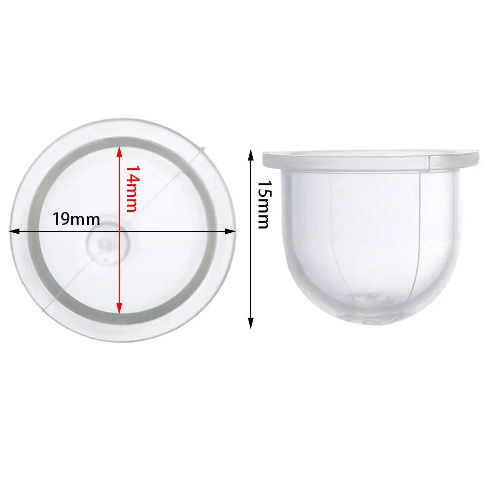 10 قطعة أداة لمبة شفافة بيضاء محو المكربن النفط فقاعة مضخة الوقود مناشير المتقلب المكربن التمهيدي #6