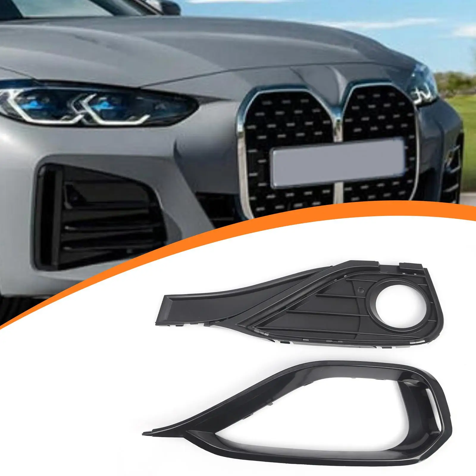 

Left Fog Light Trim Fog Light Grille Cover Automotive Exterior Accessory Repair Parts Direct Replaces for F36 4 Series