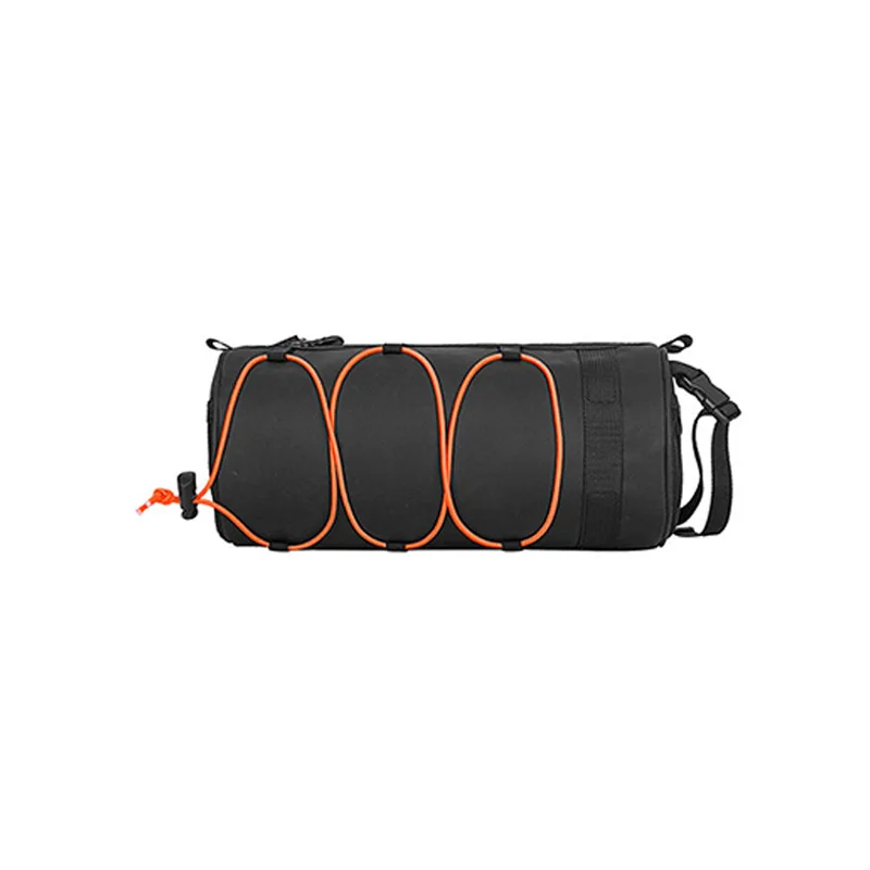 Bolsa para bicicleta de montaña, bolsa frontal para bicicleta, bandolera impermeable multifuncional, bolsa para manillar portátil, bolsa para tubo de marco elástica