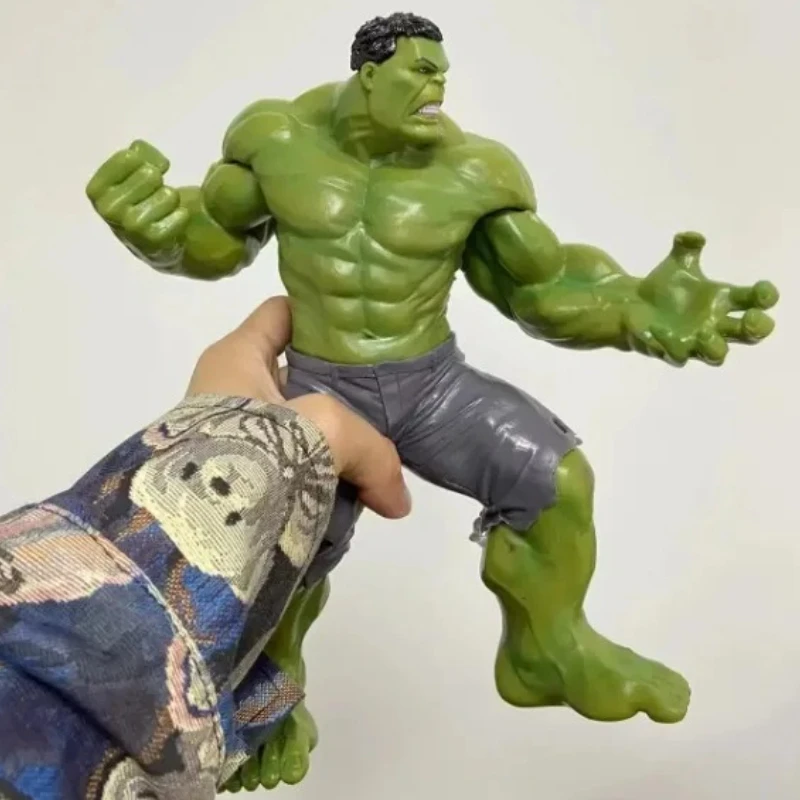 

24 см зеленый гигантский Халк статуя ПВХ экшн-фигурка ограниченный домашний интерьер детский подарок на день рождения зеленый человек модель коллекция игрушек