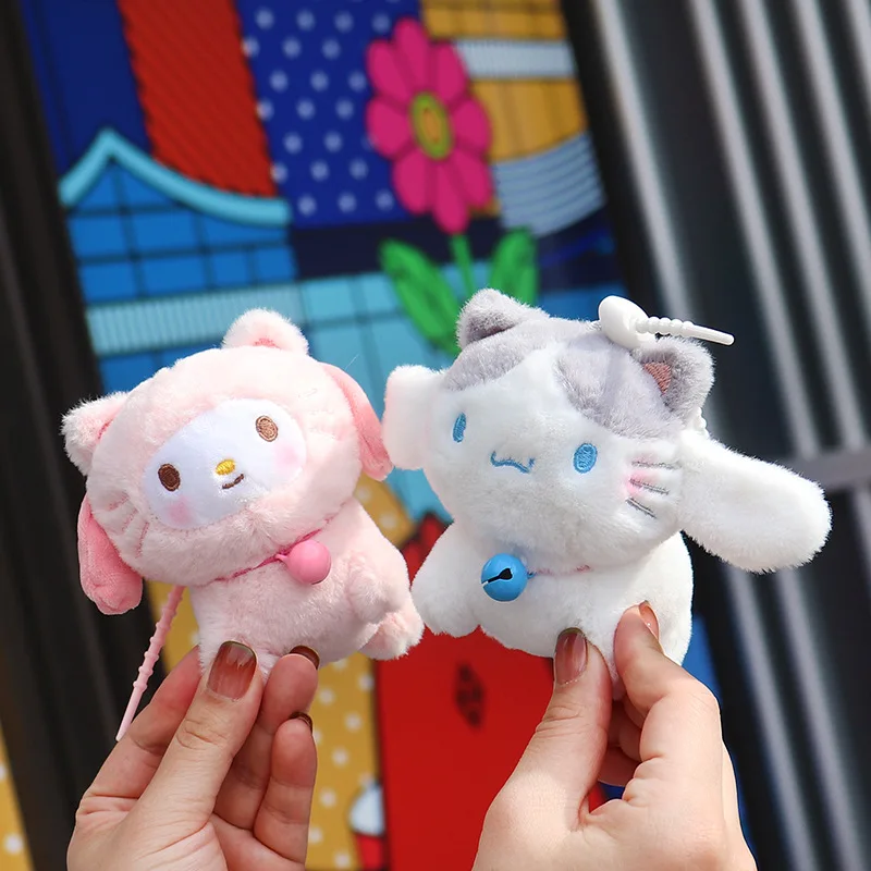 

Подвеска Sanrio в виде кошки, коричная кулон, милая девочка, декоративная набивная уличная Веселая игрушка для детей, рождественский подарок