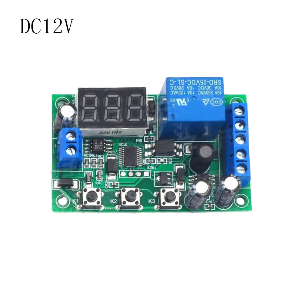 

DC5V/12V/24V/7-30V Current Detection Relay Module Digital Display Overcurrent Alarm Switch Controller Motor Stall Protect Relay