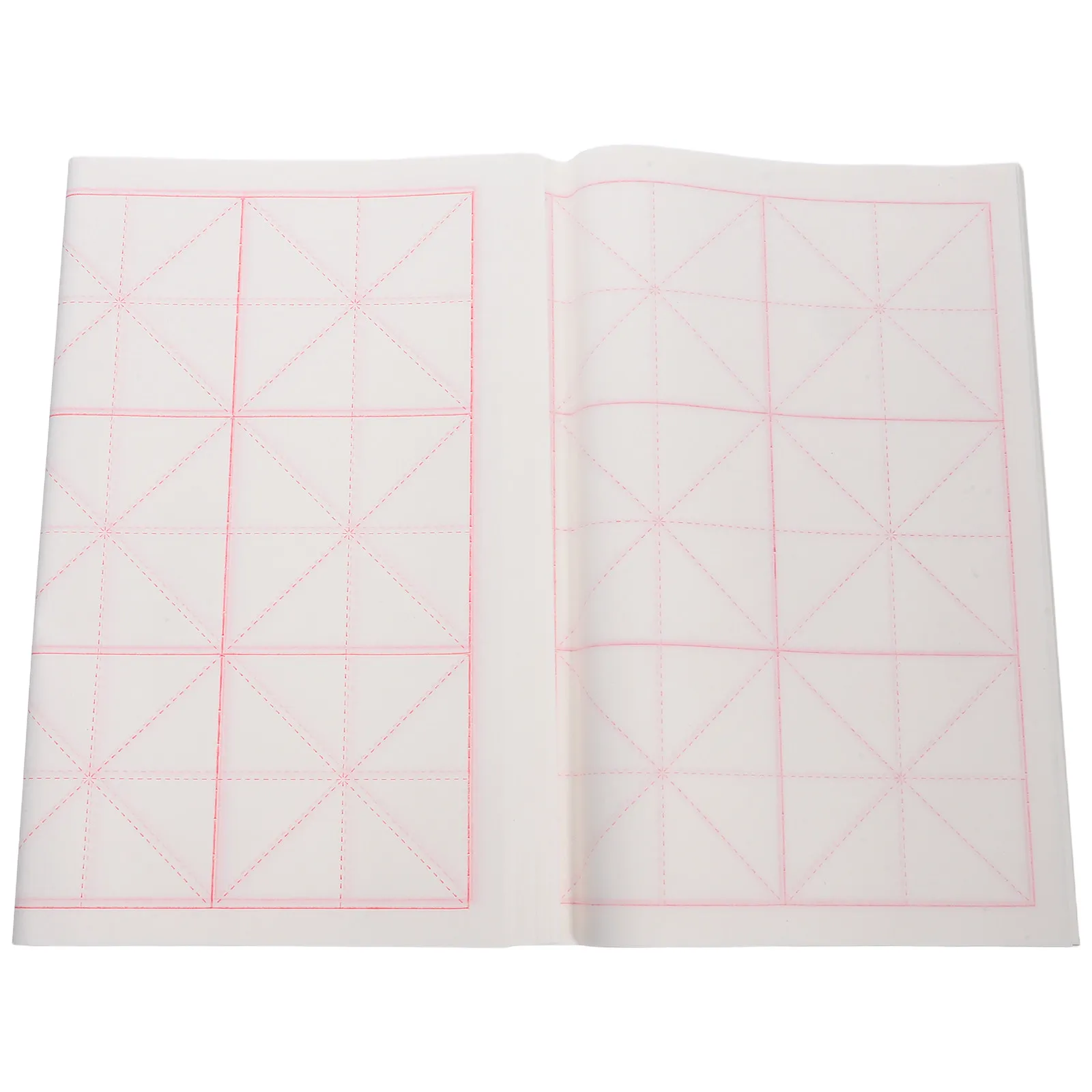 

50 шт. китайской бумаги для каллиграфии Xuan, полуготовая, с сетчатой разметкой, повышенной прочности, медленное впитывание чернил, для письма кистью