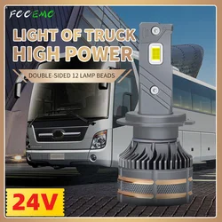 2X 24V Truck H7 H4 Led Headlight Bulbs Car 130W For Hino ISUZU MAN JAC DAF Large Truck Head Light Canbus Auto Fog Lamp