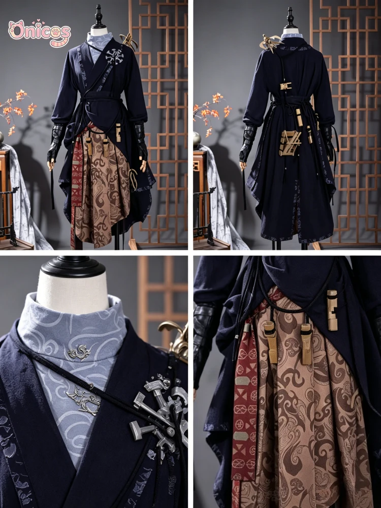 

Where Winds Meet Mo Shan Dao Female Cosplay Costume Game Suit Uniform Halloween Carnival PartyPlay Role Clothes Onicos